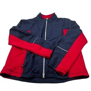 C9 Champion Men's Size Medium Jacket Double Zip Front Snags On Sleeve Preowned